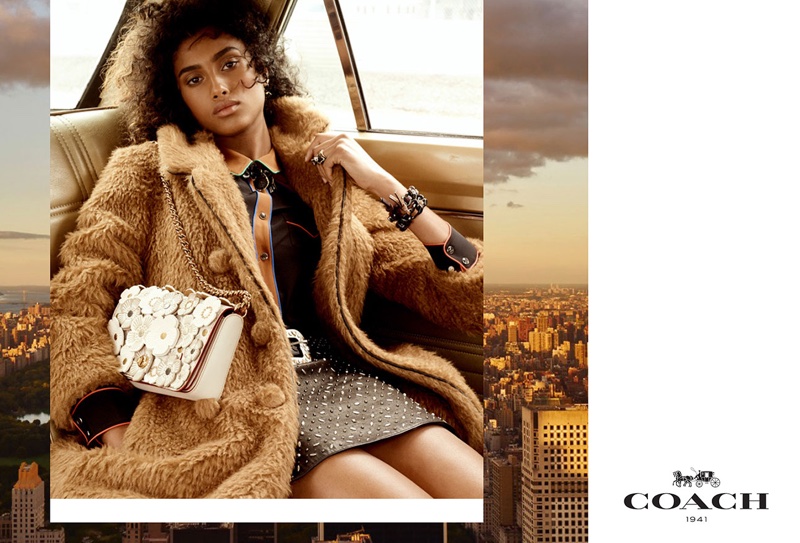 Imaan Hammam stars in Coach's pre-fall 2016 campaign