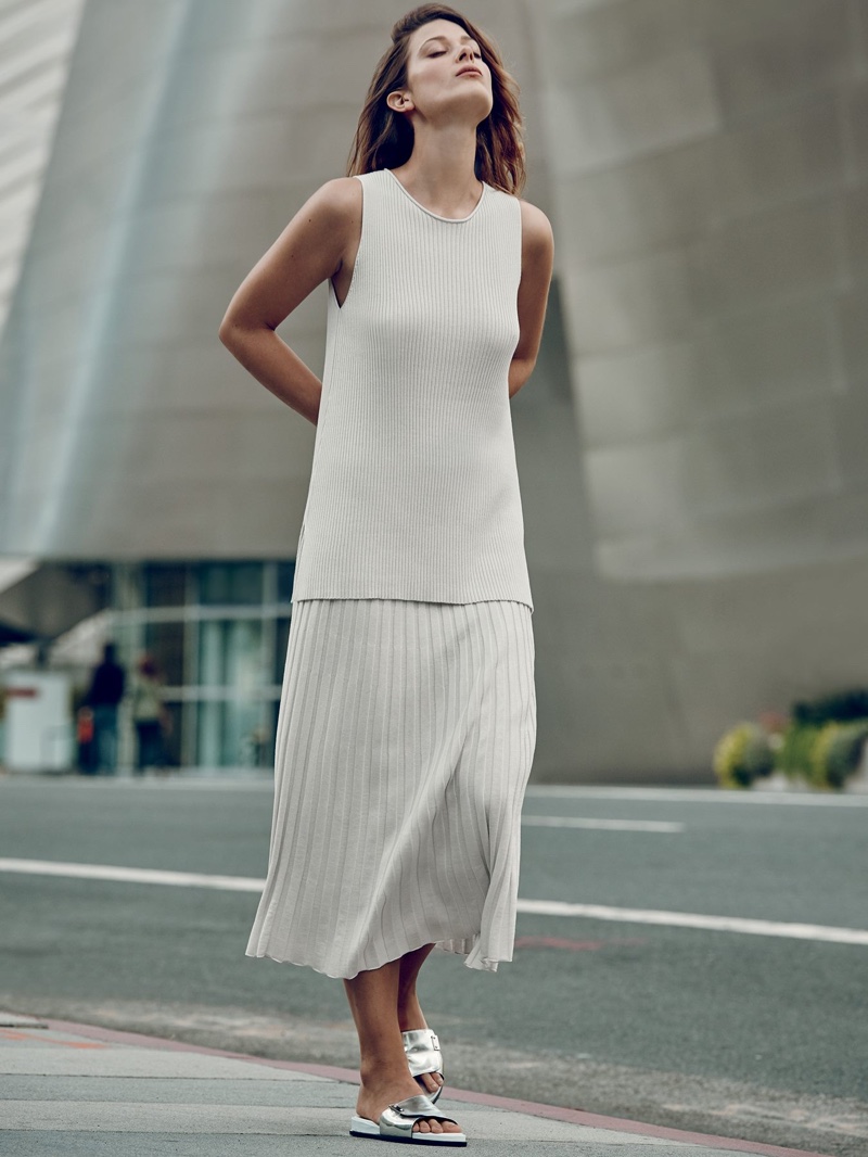 A look from Eileen Fisher's spring 2016 collection. Photo: Saks Fifth Avenue