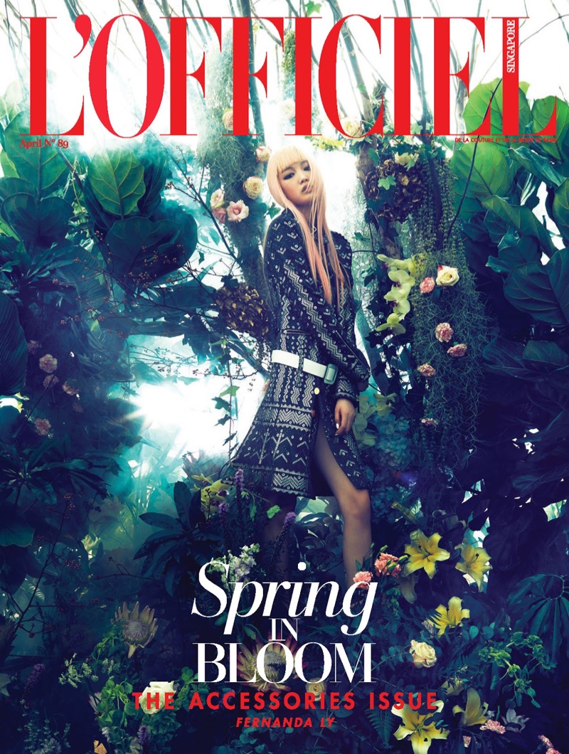 Fernanda Ly on L’Officiel Singapore April 2016 Cover