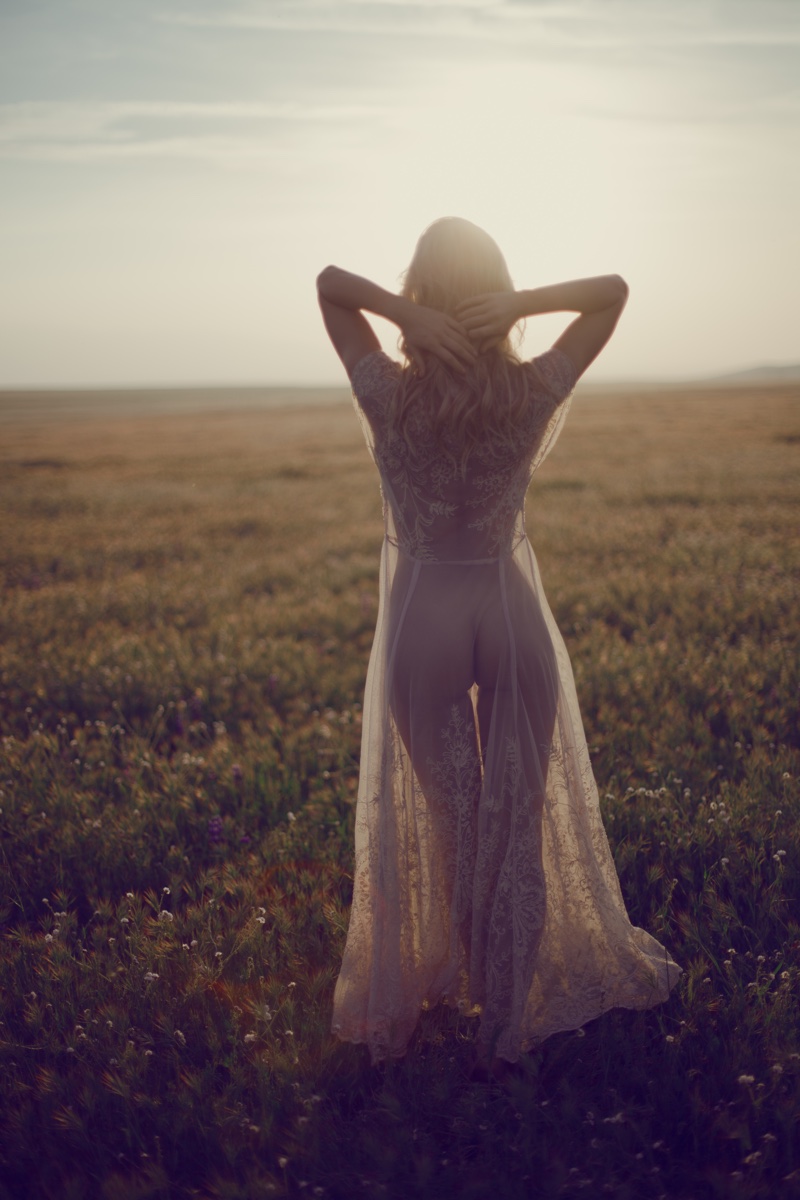 4 Love and Liberty Gussie Mesh Dress in Parchment