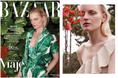 Guinevere van Seenus Wears Pared Down Looks for BAZAAR Spain Guinevere van Seenus Wears Pared Down Looks for BAZAAR Spain
