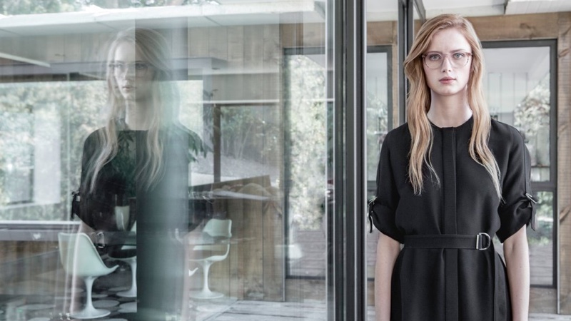 Rianne van Rompaey stars in BOSS' 2016 eyewear campaign