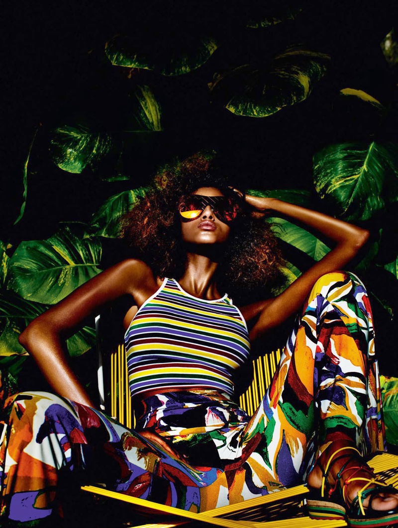 Imaan hammam hot vogue paris may 2016 photos08