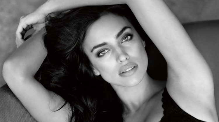 Irina Shayk Stuns in Black & White for Intimissimi’s Perfect Bra Book