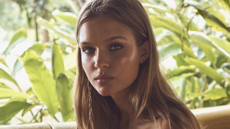 Josephine Skriver Models Beach Ready Fashions for The Edit Josephine Skriver Models Beach Ready Fashions for The Edit