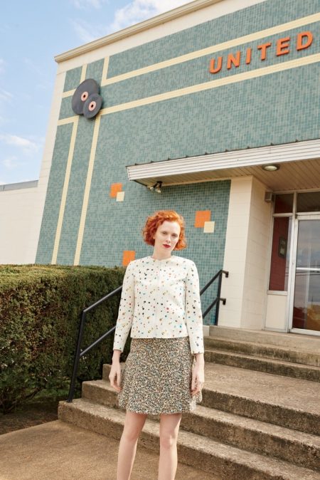 Karen Elson Explores Nashville for Bergdorf Goodman's Pre-Fall Catalog