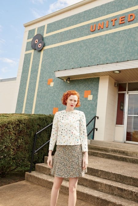 Karen Elson Explores Nashville for Bergdorf Goodman's Pre-Fall Catalog