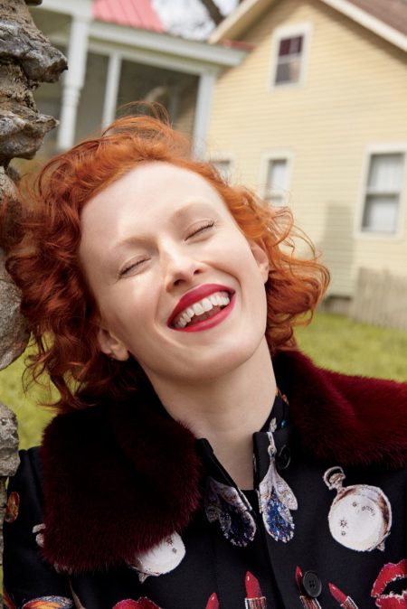 Karen Elson Explores Nashville for Bergdorf Goodman's Pre-Fall Catalog