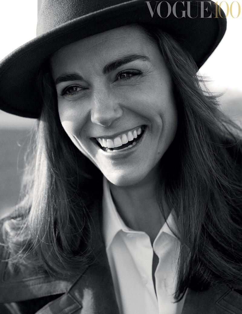 Kate Middleton is all smiles in Vogue UK's 100th anniversary issue