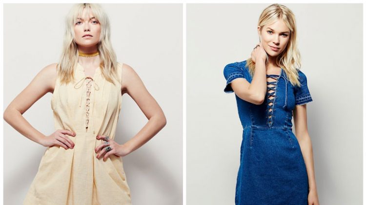 Enjoy the Summer in One of These Lace-Up Dresses