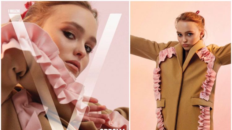 Lily-Rose Depp Poses on V Magazine's First Digital Cover
