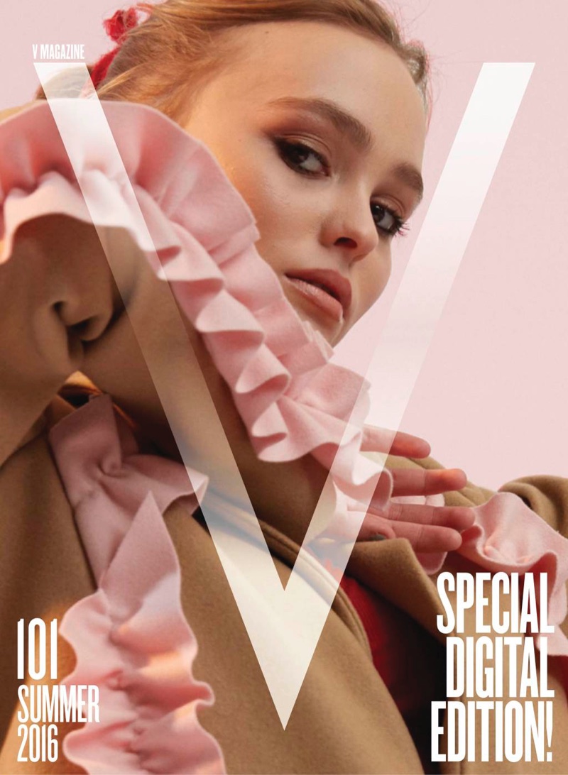 Lily-Rose Depp on V Magazine Summer 2016 Cover