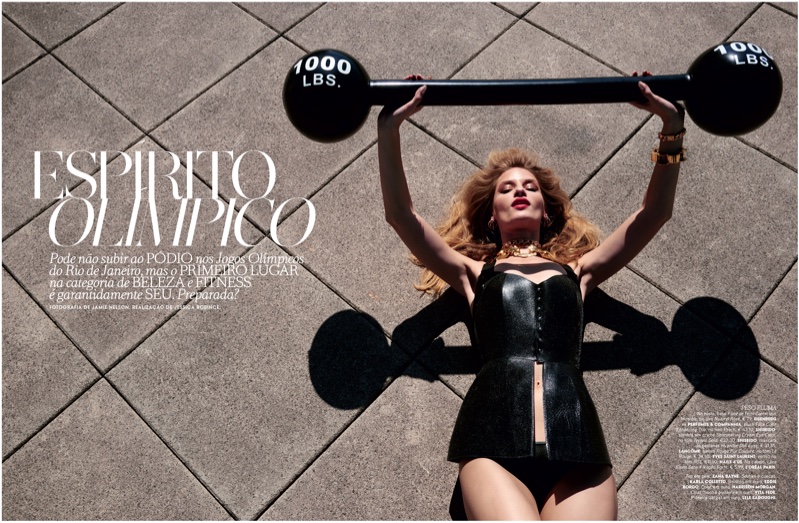 Linda Vojtova stars in Vogue Portugal's June issue