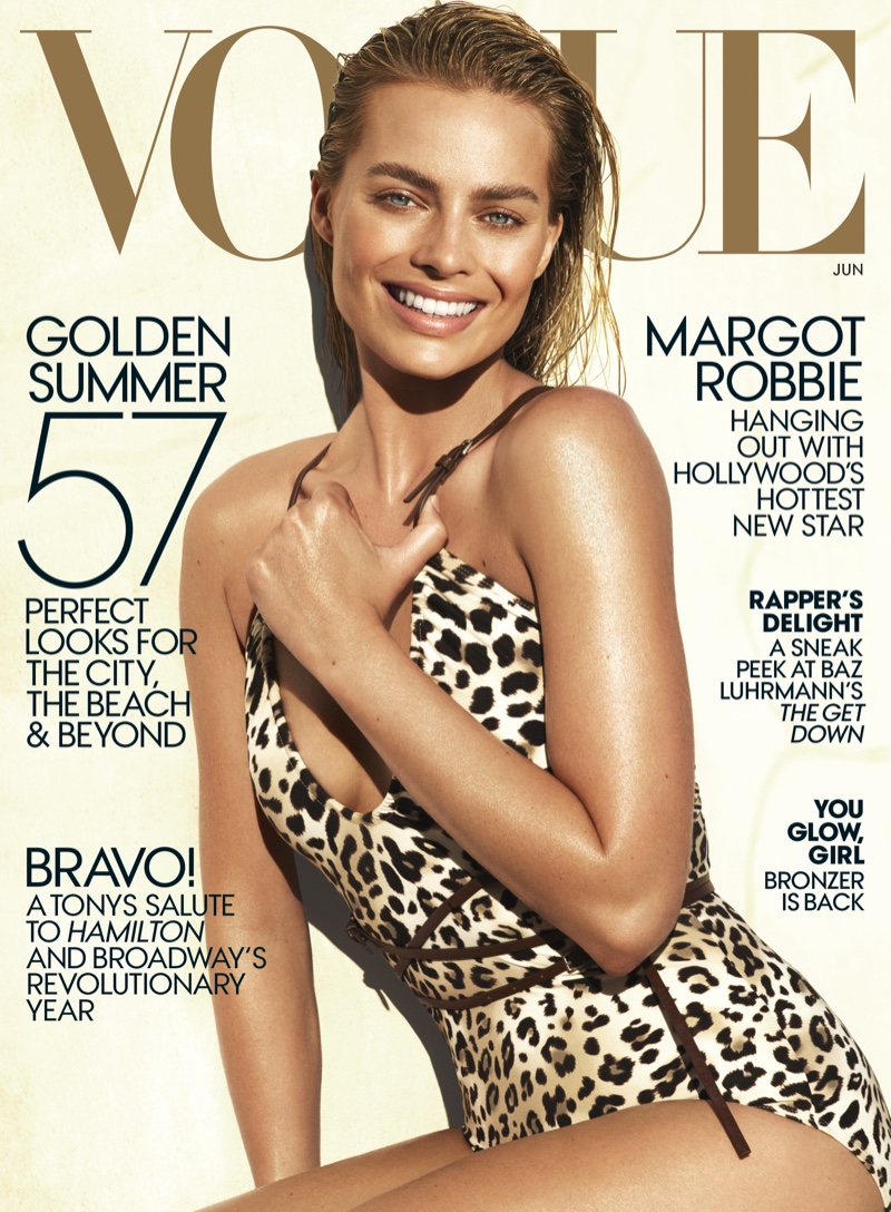 Margot Robbie on Vogue June 2016 Cover