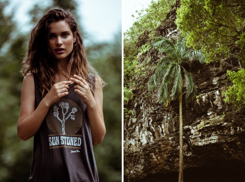 Posing in Hawaii, Lise Bjørgen Olsen wears Mate the Label's summer 2016 collection
