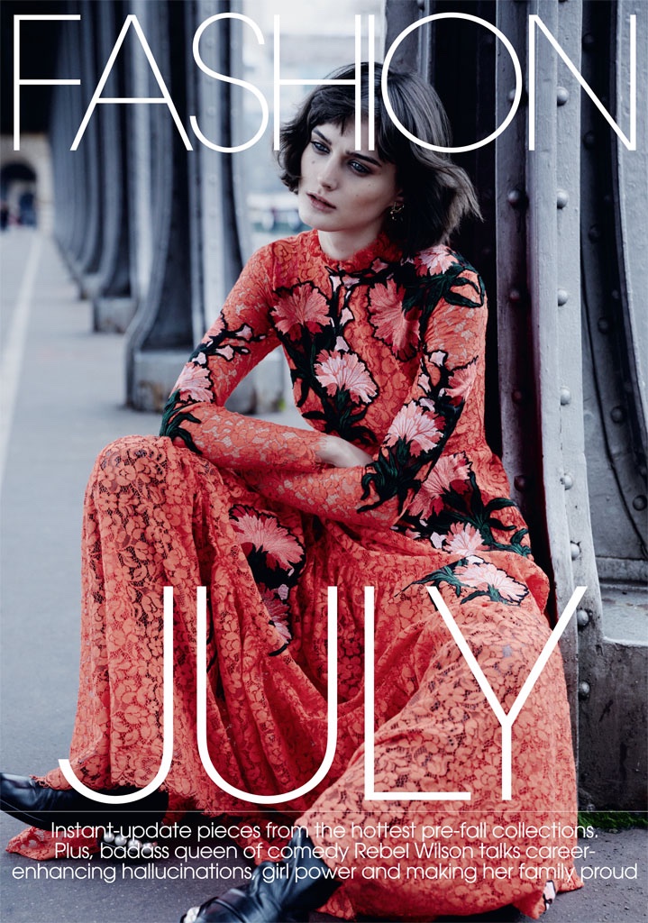 Sibui Nazarenko stars in Marie Claire UK's July issue