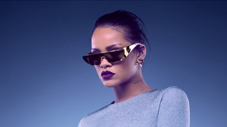 Rihanna Designs (and Models) Futuristic Sunglasses for Dior