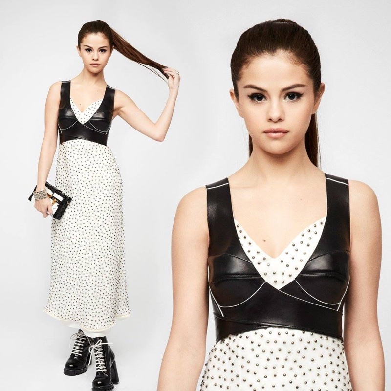 Selena Gomez poses for Patrick Demarchelier in Louis Vuitton for Met Gala 2016 Portrait. Photo: Louis Vuitton