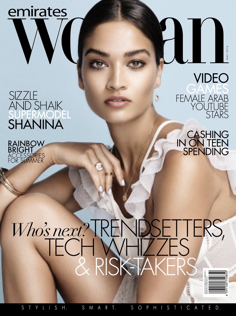 Shanina Shaik on Emirates Woman May 2016 Cover