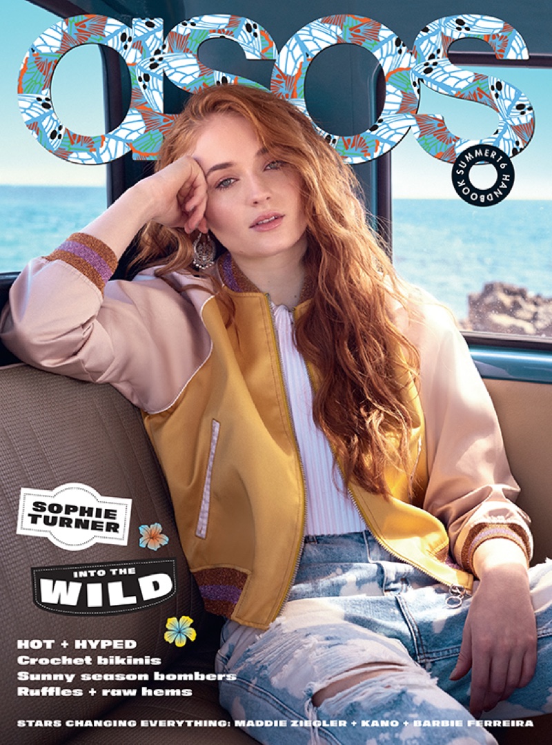 Sophie Turner on ASOS Magazine Summer 2016 Cover