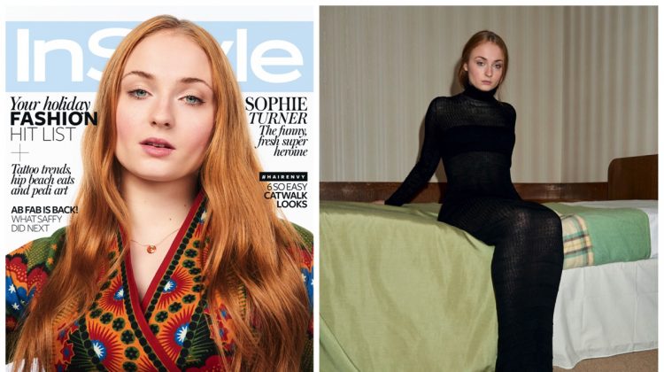 Sophie Turner Poses for InStyle UK, Talks Growing Up in the Public Spotlight