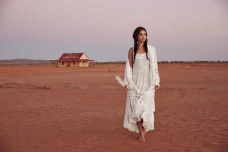 Shanina Shaik Models Western Looks for Spell's Fall 2016 Collection