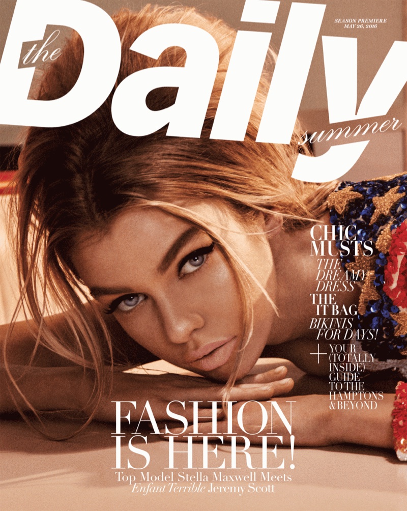 Stella Maxwell on The Daily Summer 2016 Cover