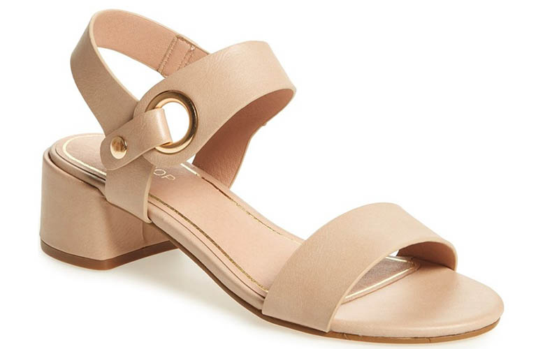 Topshop Dart Block Heel Sandal $48.00