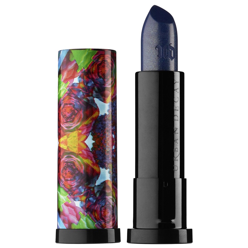 Urban Decay x Alice Through the Looking Glass Shimmer Finish Lipstick in Gunmetal Navy
