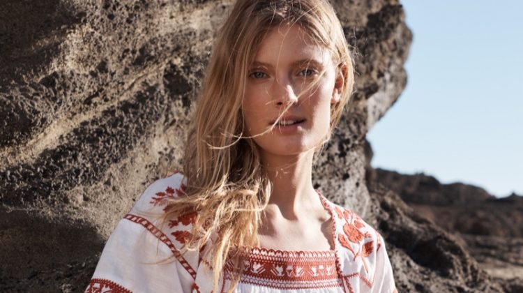Constance Jablonski Soaks Up the Sun in Madewell’s Beach Styles