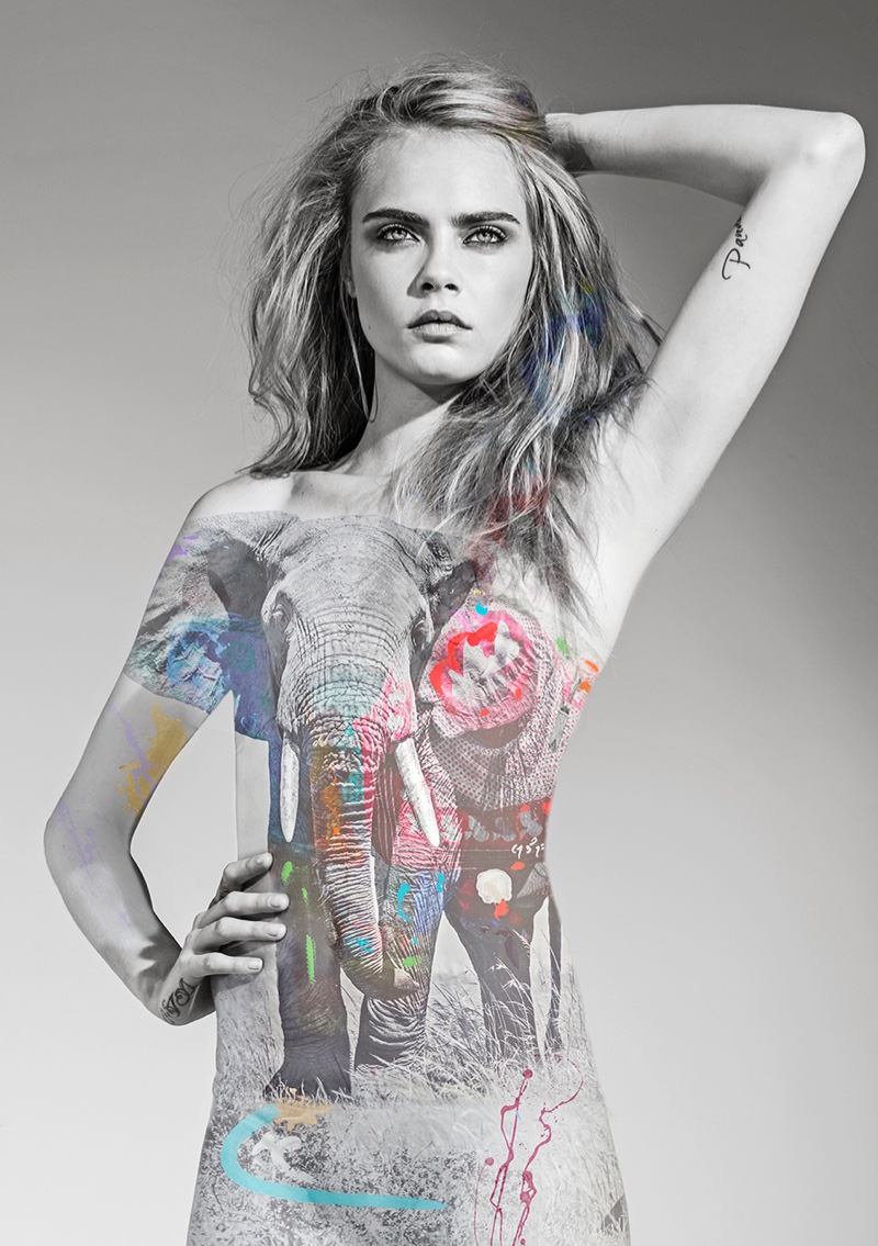 Cara Delevingne helps raise awareness for endangered species in I'm Not a Trophy campaign