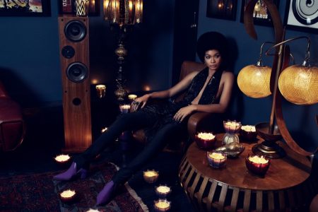 Chanel Iman Pays Homage to Prince in Harper's Bazaar Serbia Editorial