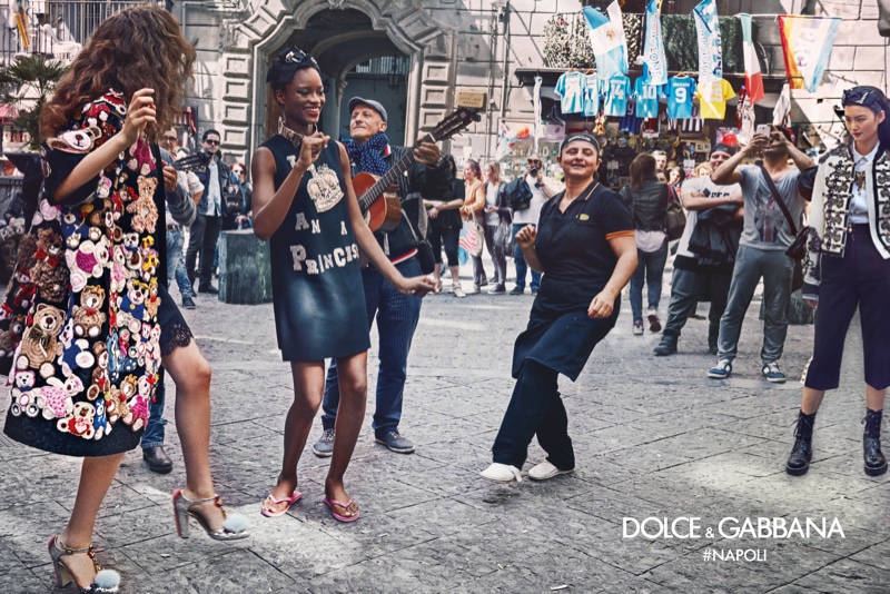 Dolce & Gabbana’s fall-winter 2016 advertisements were photographed in Naples, Italy by Franco Pagetti