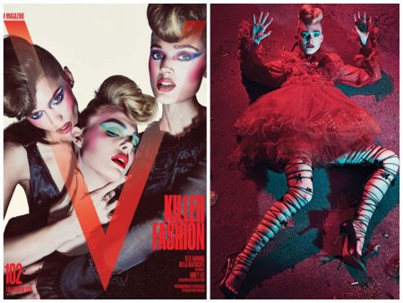 Elle Fanning Goes Full On Vamp for V Magazine's Pre-Fall Issue Elle Fanning Goes Full On Vamp for V Magazine's Pre-Fall Issue