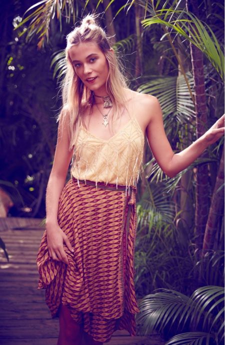 Barbara di Creddo Models Free People's Bohemian Summer Looks