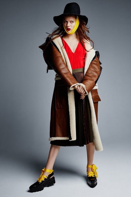 Freja Beha Erichsen Poses in Statement Making Styles for Vogue UK
