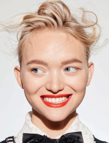Gemma Ward Wows in Chanel Makeup Looks for ELLE Australia