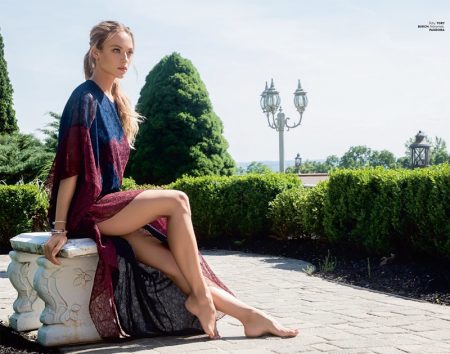Hannah Ferguson Models Boho Styles for Marie Claire Czech Hannah Ferguson Models Boho Styles for Marie Claire Czech