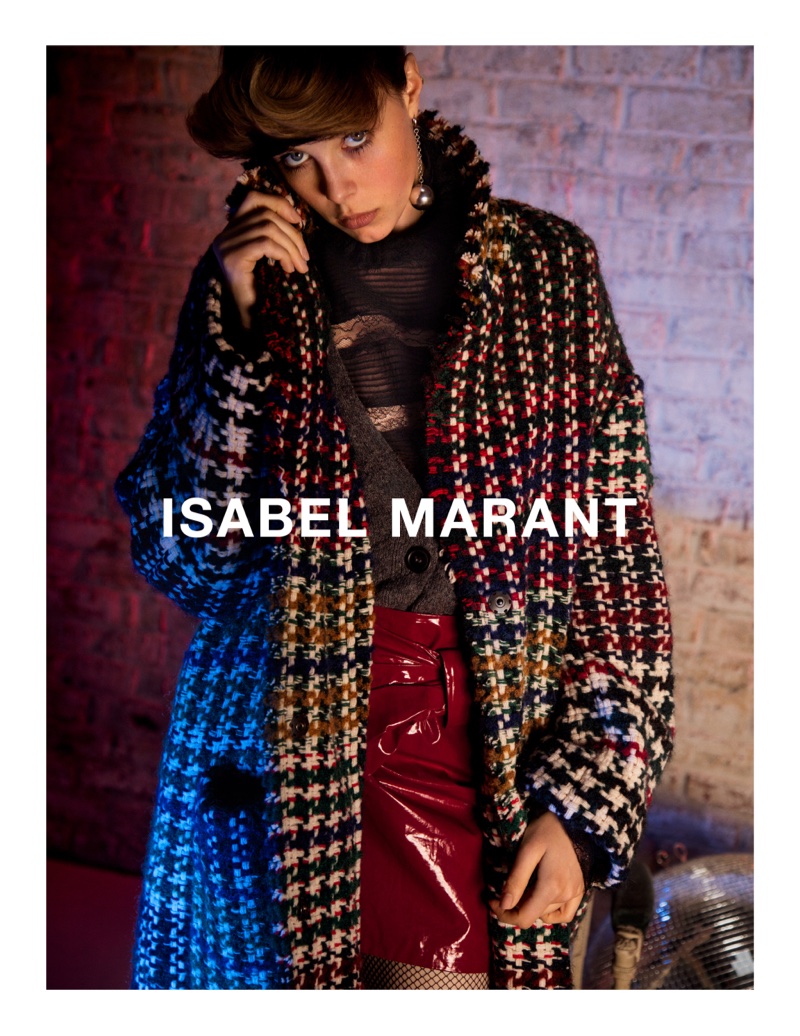 Edie Campbell stars in Isabel Marant's fall-winter 2016 campaign
