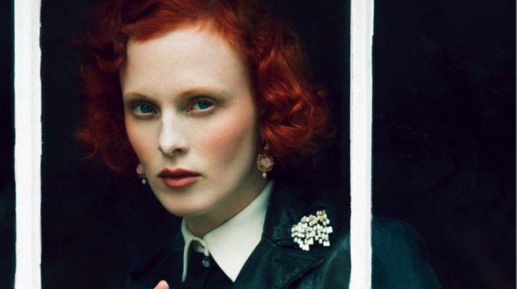Karen Elson Models Enchanting Pre-Fall Looks for BAZAAR UK