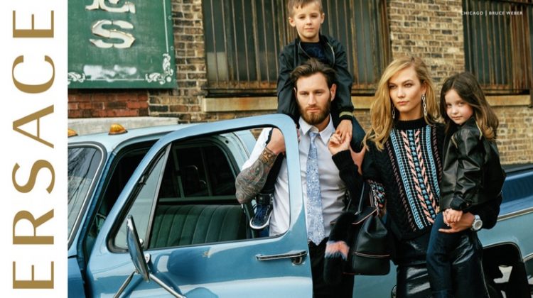Gigi Hadid & Karlie Kloss Are Cool Moms in Versace’s Fall Ads