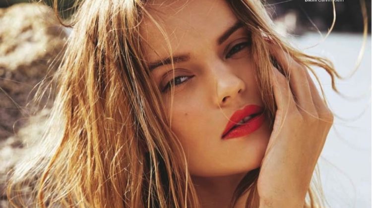 Kate Grigorieva Serves Up Major Beach Beauty Inspiration in Glamour UK