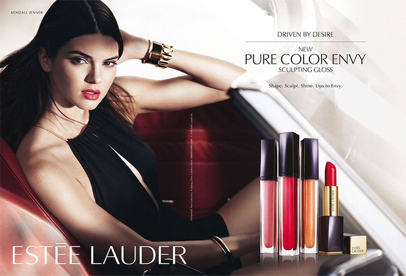 Kendall Jenner stars in Estee Lauder's Pure Color Envy Sculpting Gloss