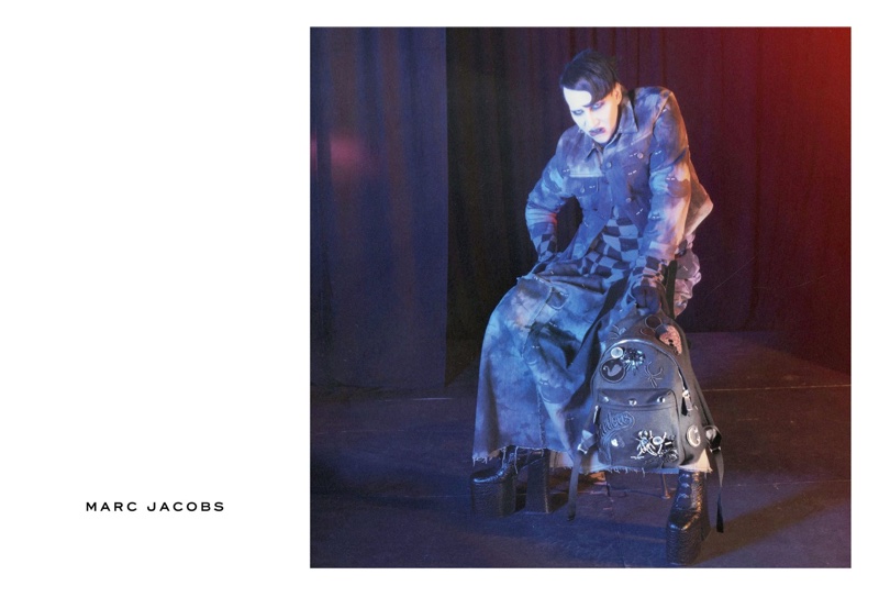 Marilyn Manson appears in Marc Jacobs' fall-winter 2016 campaign