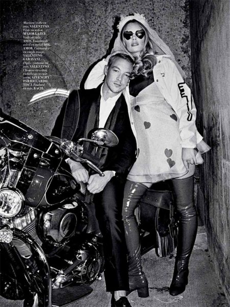 Marloes Horst Has a Las Vegas Wedding in L'Officiel Paris Marloes Horst Has a Las Vegas Wedding in L'Officiel Paris