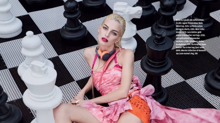 Rose Smith Poses in Colorful Summer Style for How to Spend It