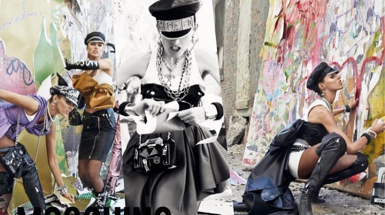 The Moschino Girls Get Rebellious for Fall '16 Campaign