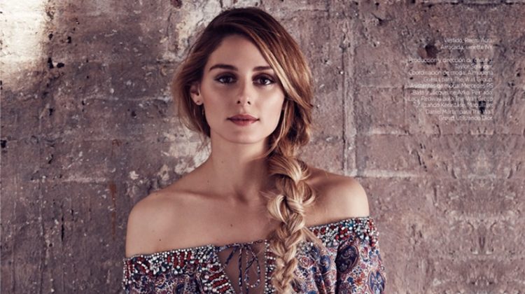 Olivia Palermo Wears the Perfect Braided Ponytail in BAZAAR Mexico