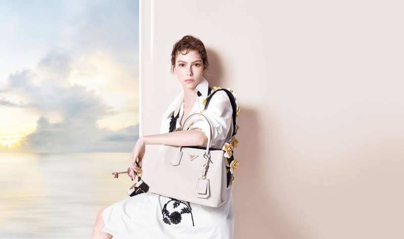 Vittoria Ceretti stars in Prada’s pre-fall 2016 campaign