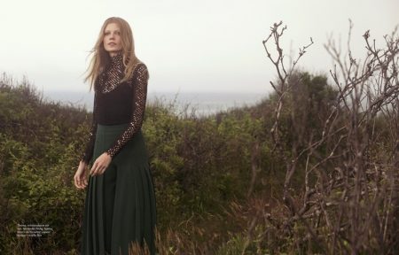 Saara Sihvonen Hits Beach in Dreamy Dresses for ELLE Kazakhstan